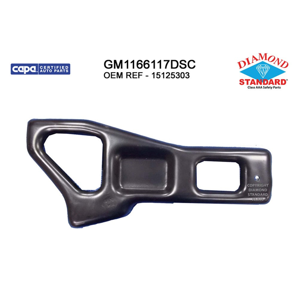 Rear Left Rear Driver Side Inner Bumper Mounting Bracket 1985-2005 Chevrolet Astro & Gmc Safari