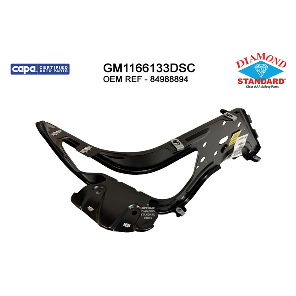 Rear Left Rear Driver Side Outer Bumper Mounting Bracket 2020-2025 Chevrolet Silverado 2500 Hd, Silverado 2500 & Gmc Sierra 2500 Hd
