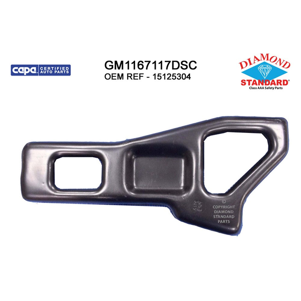 Rear Right Rear Passenger Side Inner Bumper Mounting Bracket 1985-2005 Chevrolet Astro & Gmc Safari