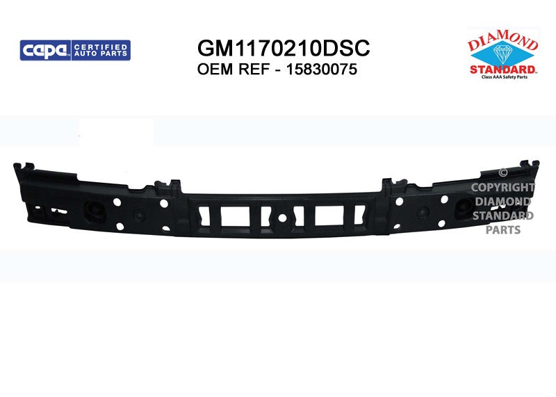 Rear Bumper Impact Absorber 2007-2012 Gmc Acadia