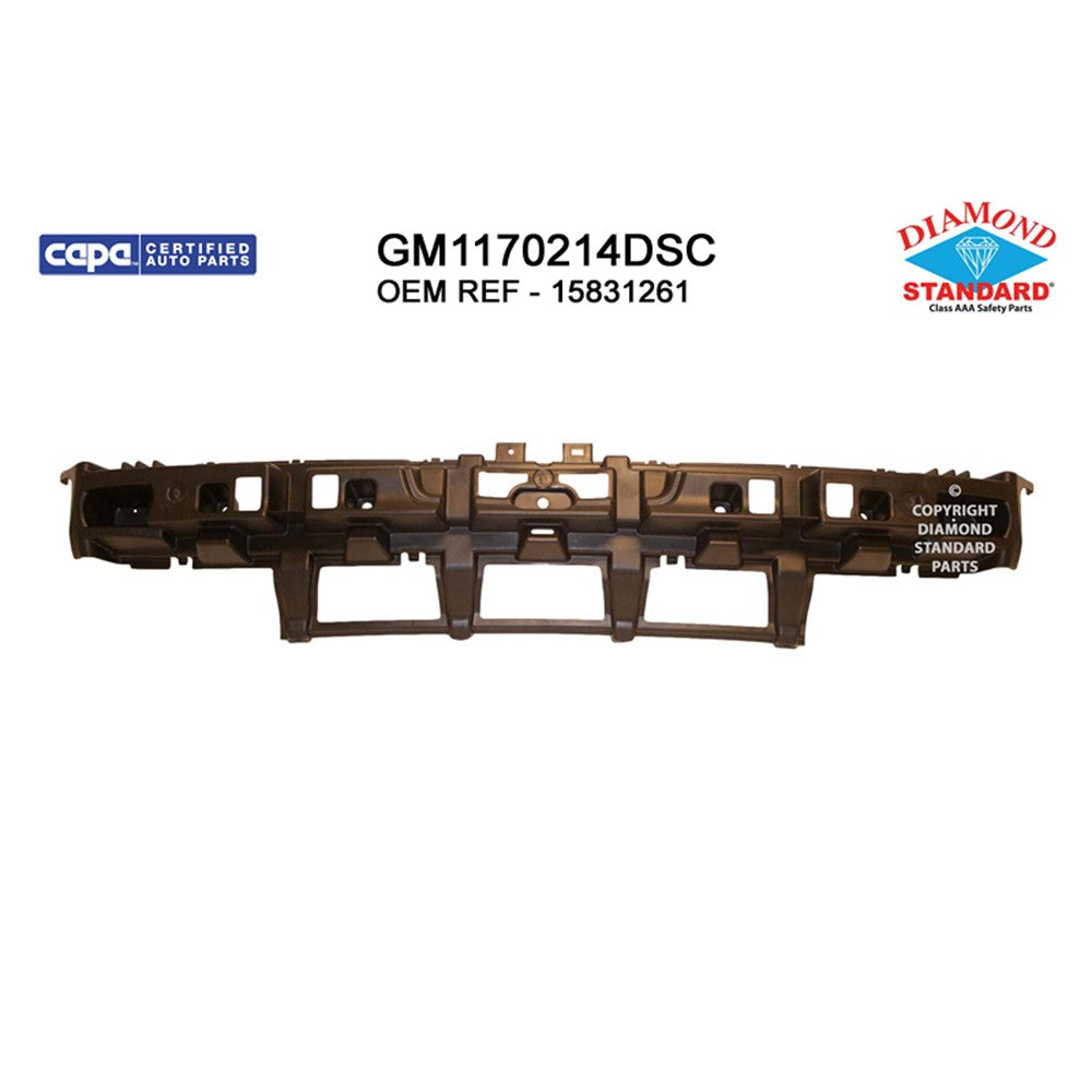 Rear Bumper Impact Absorber 2008-2012 Chevrolet Malibu