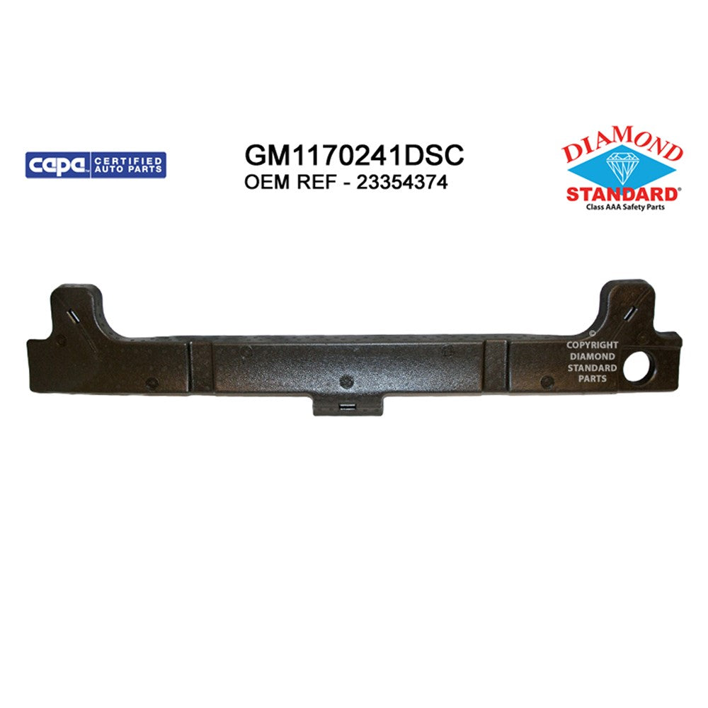 Rear Bumper Impact Absorber 2016-2019 Chevrolet Cruze