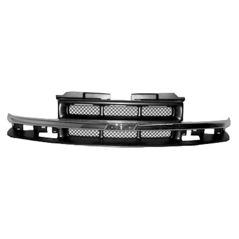 Front Grille 1998-2005 Chevrolet S10, Blazer