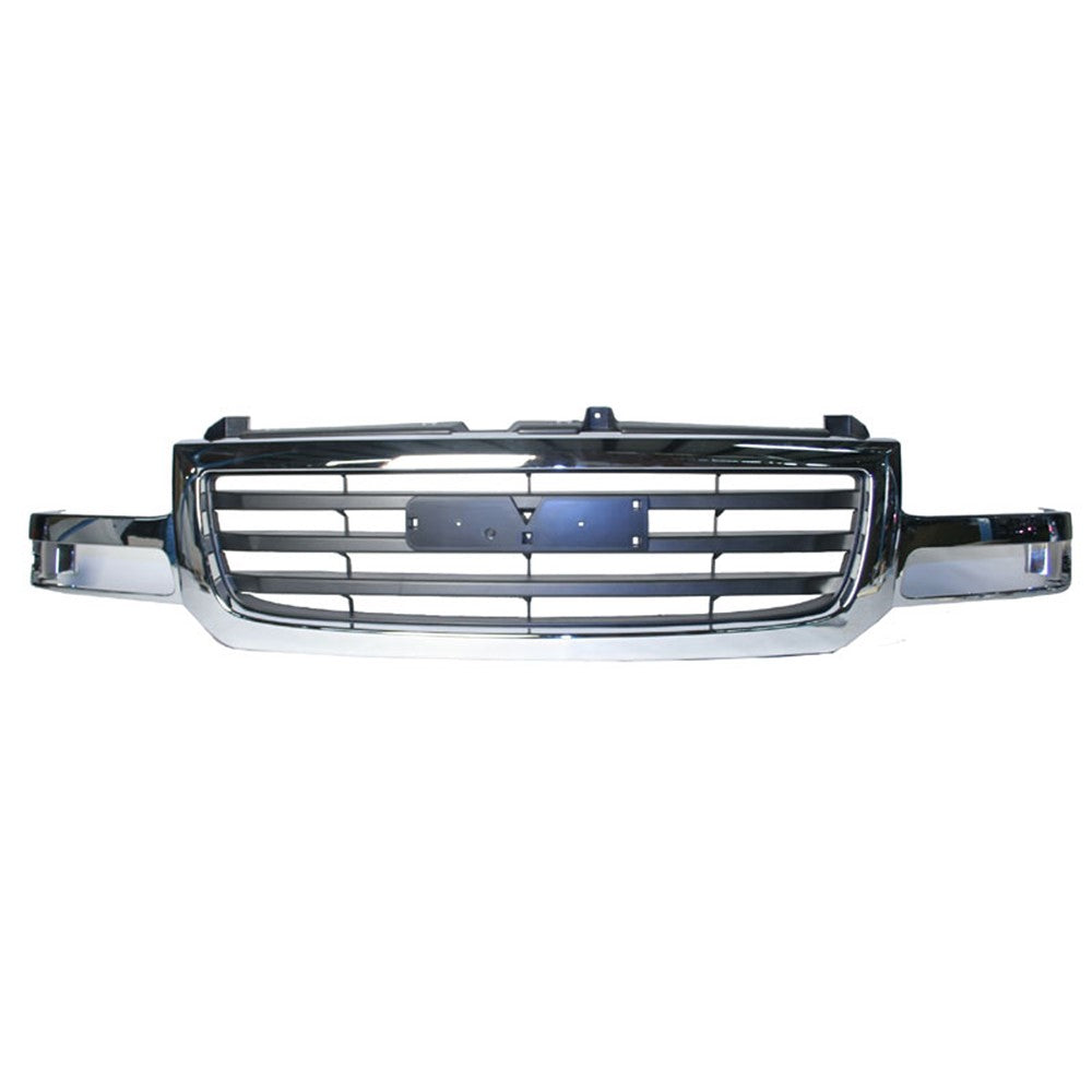 Front Grille 2003-2007 Gmc Sierra 1500, Sierra 2500, Sierra 1500 Hd, Sierra 2500 Hd, Sierra 3500, Sierra 1500 Classic, Sierra 1500 Hd Classic