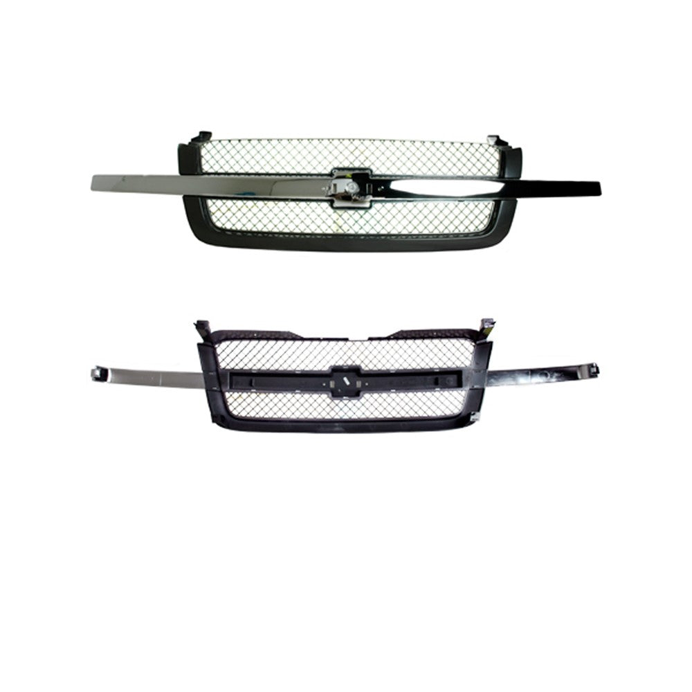 Grille 2003-2006 Chevrolet Avalanche, Silverado 1500, Silverado 2500, Silverado 1500 Hd, Silverado 2500 Hd, Silverado 3500
