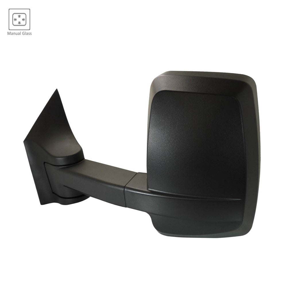 Left Driver Side Manual Door Mirror 2003-2023 Chevrolet Express 1500, Express 2500, Express 3500, Express 4500 & Gmc Savana 1500, Savana 2500