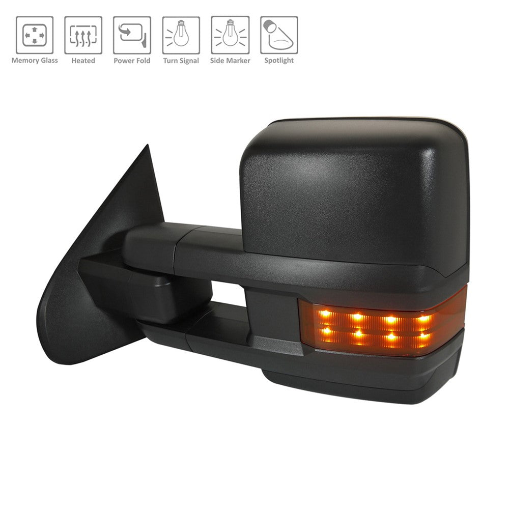 Left Driver Side Power Door Mirror 2015-2019 Chevrolet Silverado 2500 Hd, Silverado 3500 Hd, Silverado 1500, Silverado 1500 Ld & Gmc Sierra 2500 Hd