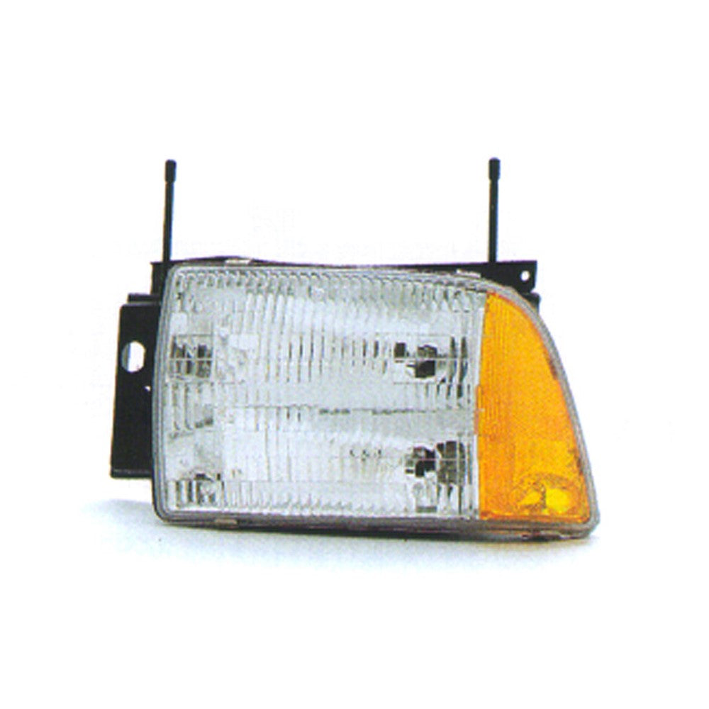Front Left Driver Side Composite Headlight Assembly 1995-1997 Chevrolet S10