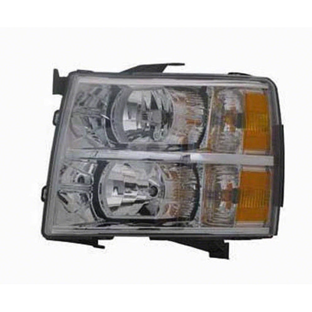 Front Left Driver Side Headlight Assembly 2007-2014 Chevrolet Silverado 1500, Silverado 2500 Hd, Silverado 1500 Classic, Silverado 1500 Hd Classic