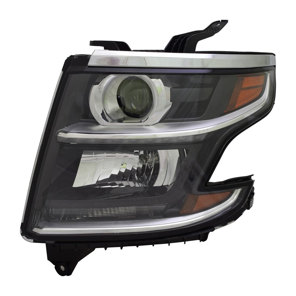 Front Left Driver Side Halogen Headlight Assembly 2015-2017 Chevrolet Suburban, Tahoe