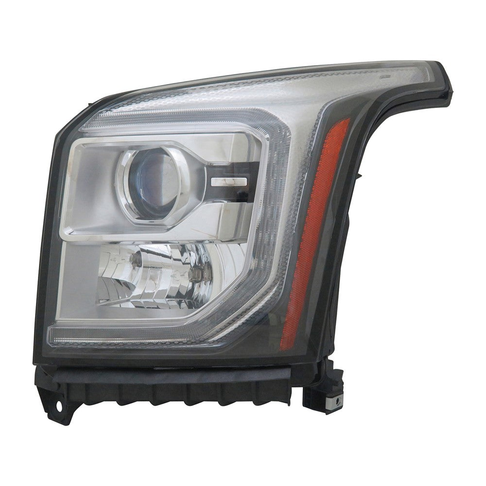 Front Left Driver Side Halogen Headlight Assembly 2015-2017 Gmc Yukon, Yukon Xl