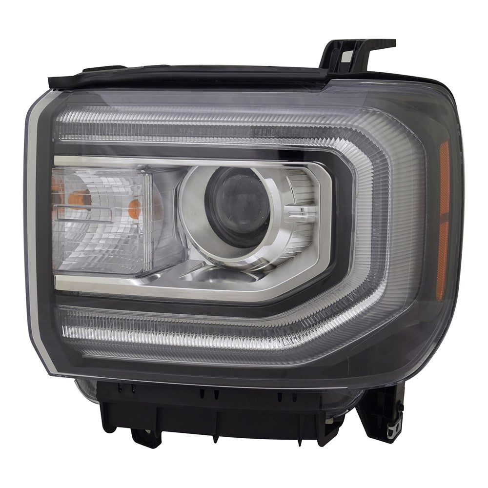 Front Left Driver Side Hid Headlight Assembly 2016-2019 Gmc Sierra 1500, Sierra 1500 Limited