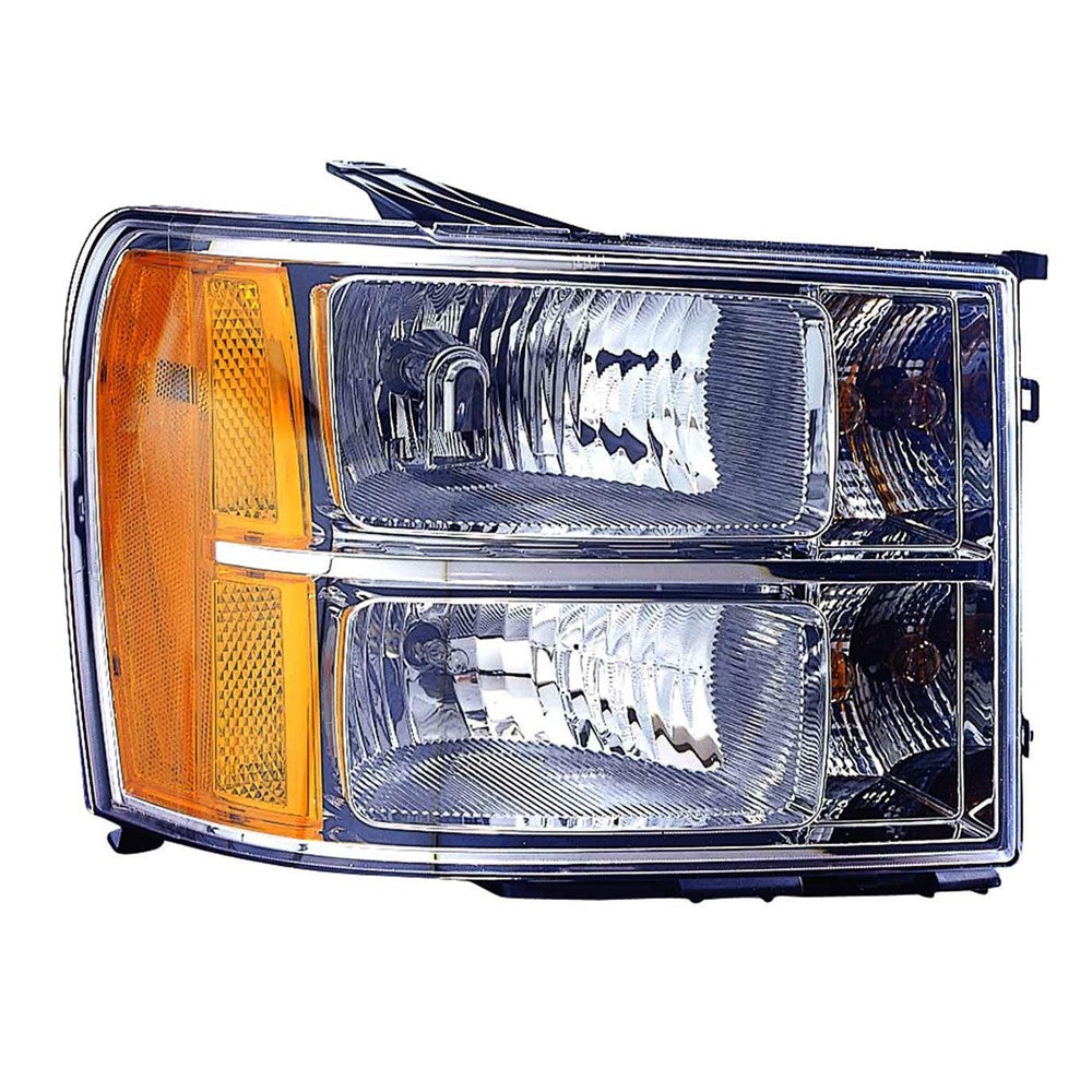 Front Right Passenger Side Headlight Assembly 2007-2014 Gmc Sierra 1500, Sierra 1500 Classic, Sierra 1500 Hd Classic, Sierra 2500 Hd