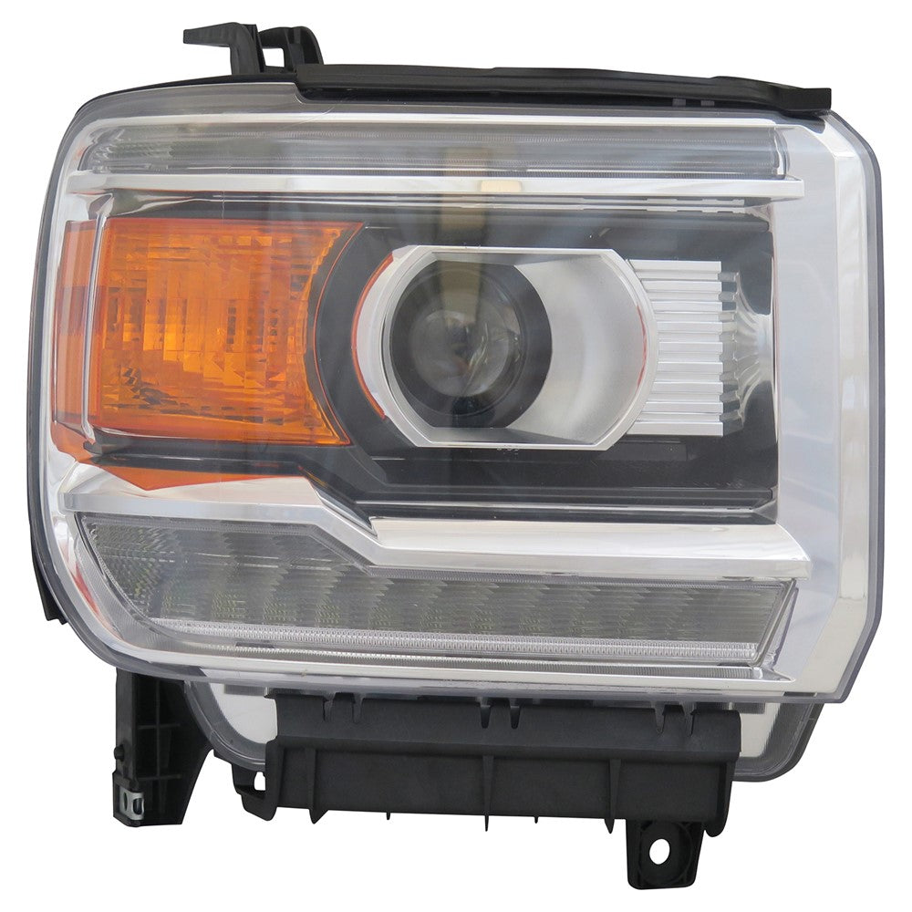 Front Right Passenger Side Halogen Headlight Assembly 2014-2015 Gmc Sierra 1500, Sierra 2500 Hd, Sierra 3500 Hd