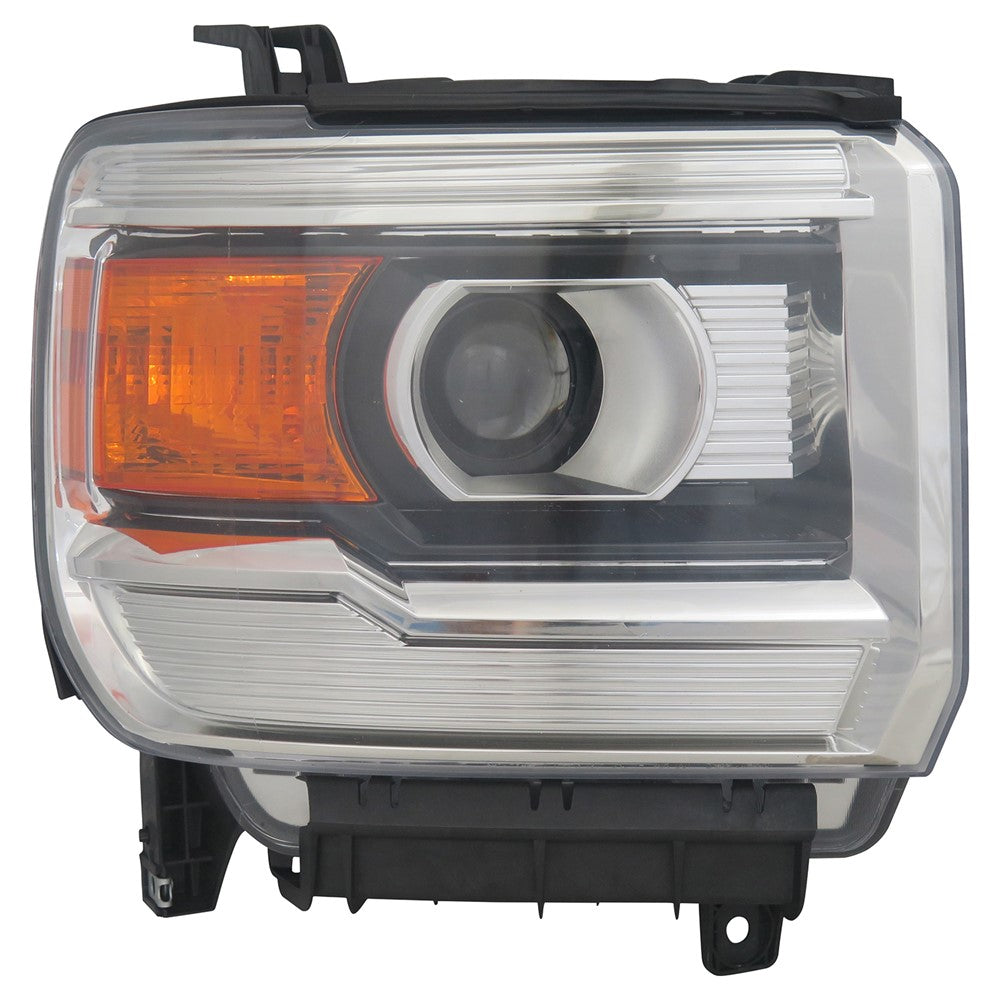 Front Right Passenger Side Halogen Headlight Assembly 2014-2019 Gmc Sierra 1500, Sierra 2500 Hd, Sierra 3500 Hd, Sierra 1500 Limited