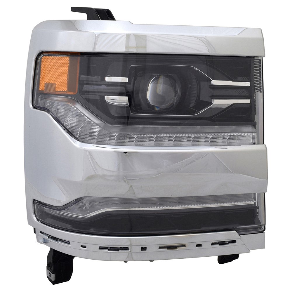 Front Right Passenger Side Led Headlight Assembly 2016-2018 Chevrolet Silverado 1500
