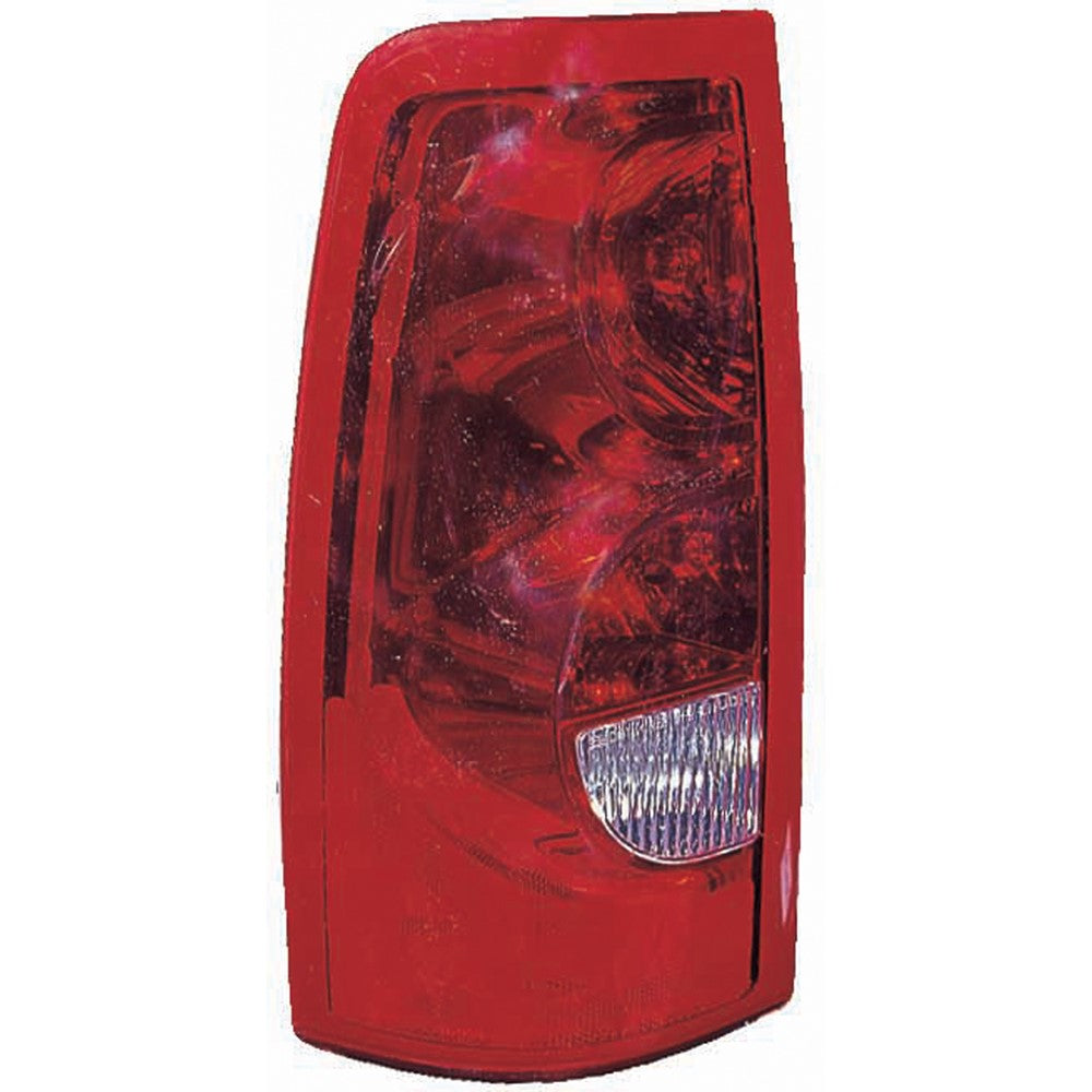 Rear Left Driver Side Tail Light Lens And Housing 2003 Chevrolet Silverado 1500, Silverado 2500, Silverado 1500 Hd, Silverado 2500 Hd, Silverado 3500