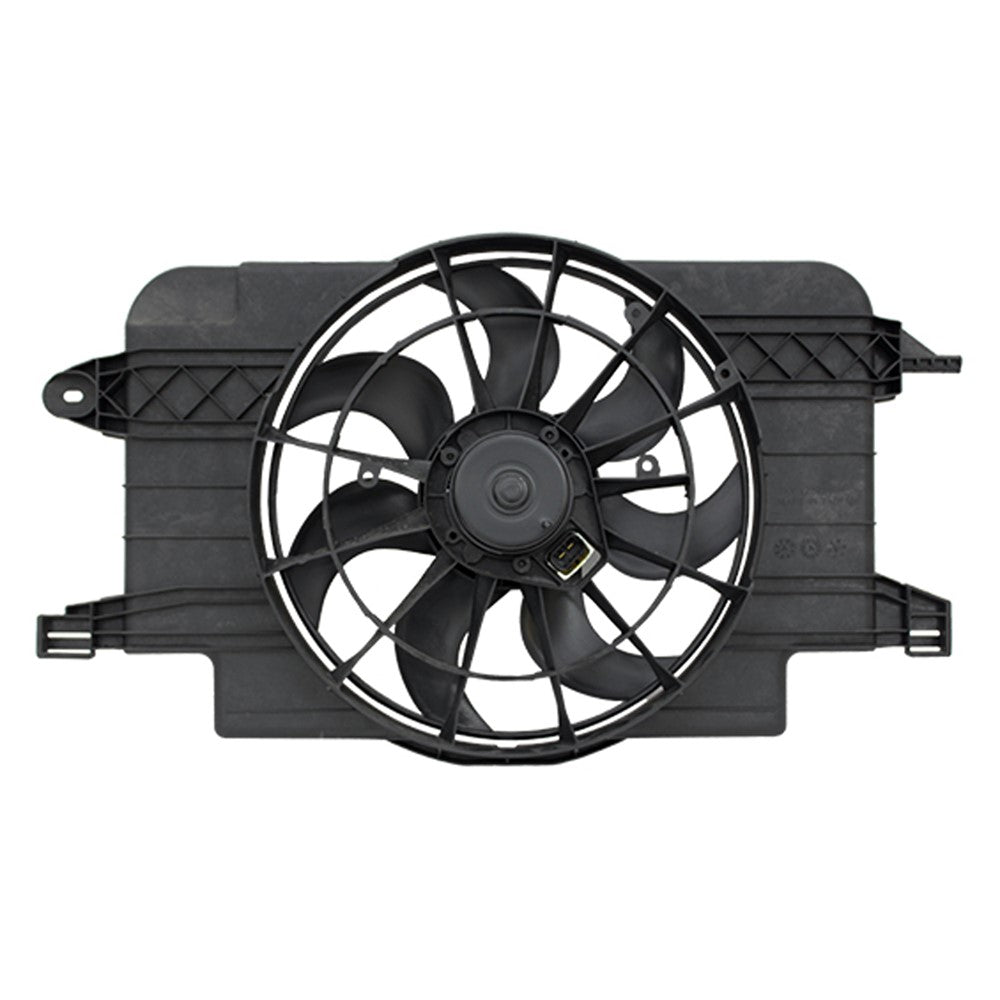 Radiator And Condenser Fan Assembly With One Big Fan 1994-2002 Saturn Sc, Sl, Saturn_sw_(wagon_1992-99), Saturn_s_(all_2000-02)