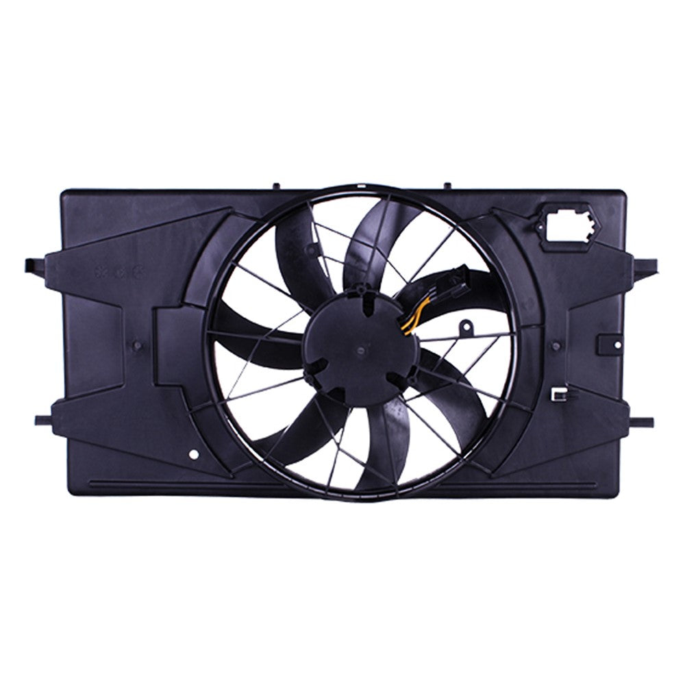 Radiator And Condenser Fan Assembly With One Big Fan 2005-2010 Chevrolet Cobalt & Pontiac Pursuit, G5