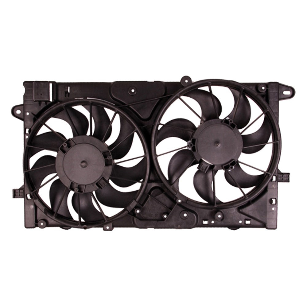 Dual Fan Assembly For All Malibu Models Except Hybrid 2011-2019 Buick Regal & Chevrolet Malibu, Impala, Impala Limited, Malibu Limited