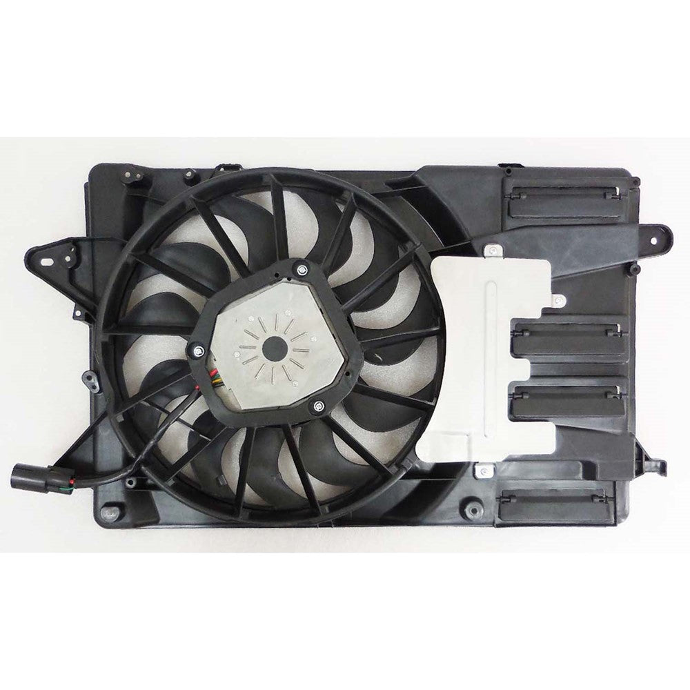 Radiator And Condenser Fan Assembly With One Big Fan 2016-2020 Chevrolet Malibu