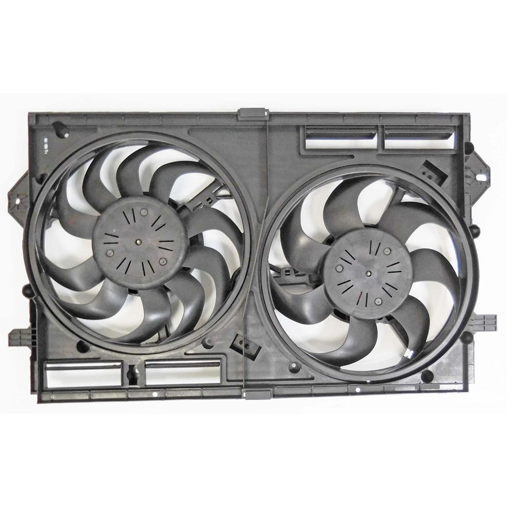 Radiator And Condenser Fan Assembly With Two Fans Side By Side 2.0 Liter L4 Turbocharged 2016-2020 Buick Envision