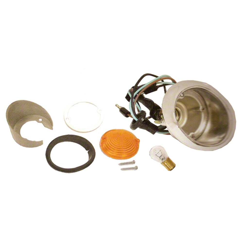Driver Side Amber Park Light Complete Assembly for Ford Mustang