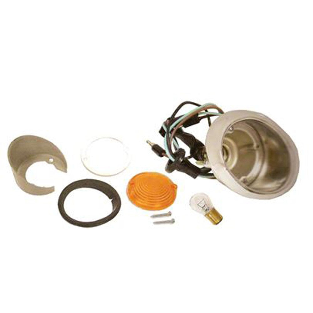 Passenger Side Amber Park Light Complete Assembly for Ford Mustang