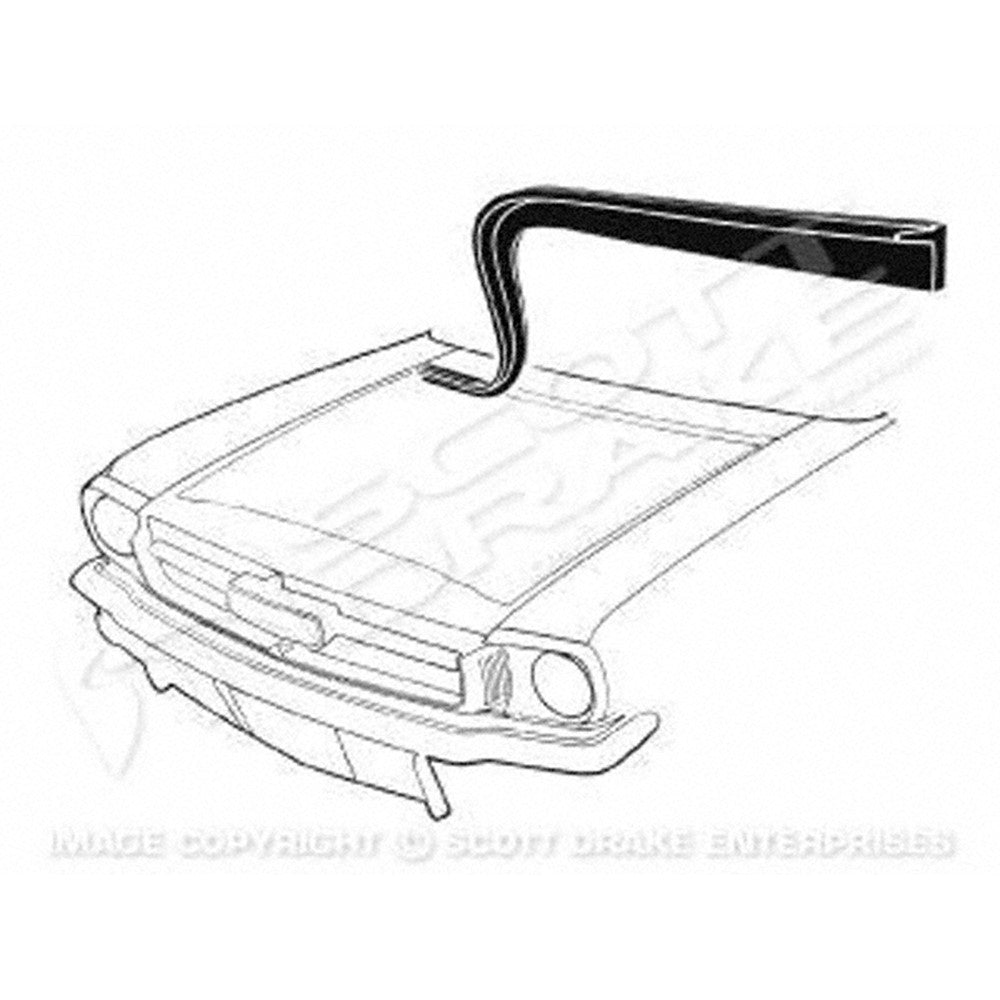 Hood To Cowl Seal for 1964-1966 Ford Mustang