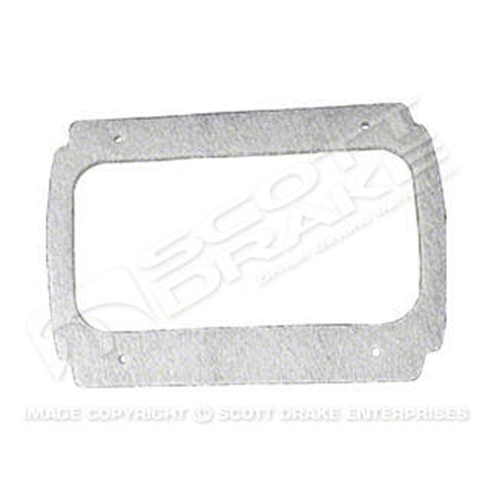 Driver And Passenger Side Pair Of Tail Light Bezel Gaskets for Mustang