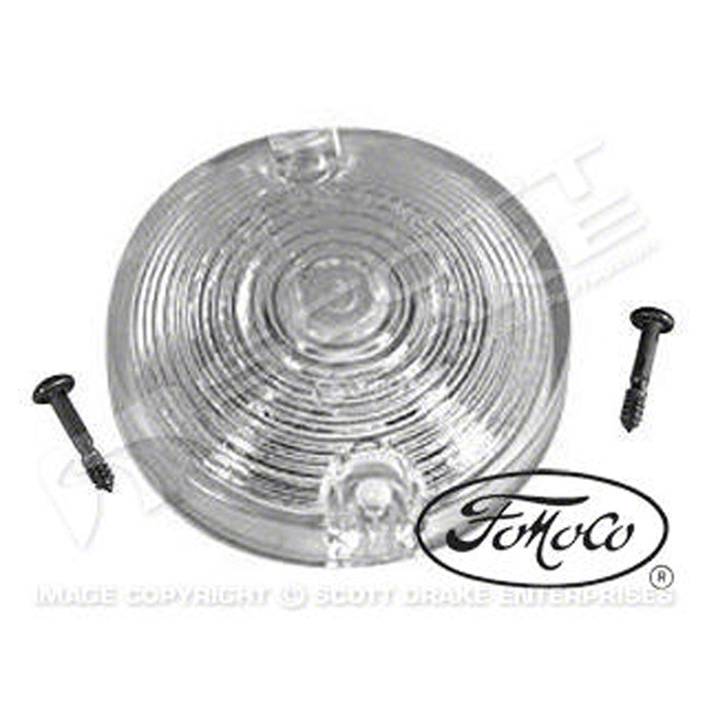 Driver Or Passenger Side Park Light Lens With Logo for Ford Mustang