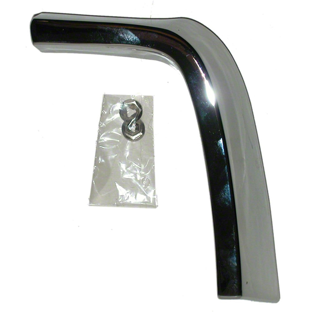 Driver Side Bright Fender Eyebrow Molding for 1971-1972 Ford Mustang