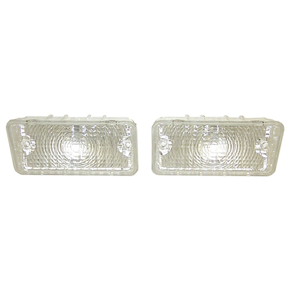Driver And Passenger Side Pair Of Clear Park Light Lenses For Ss