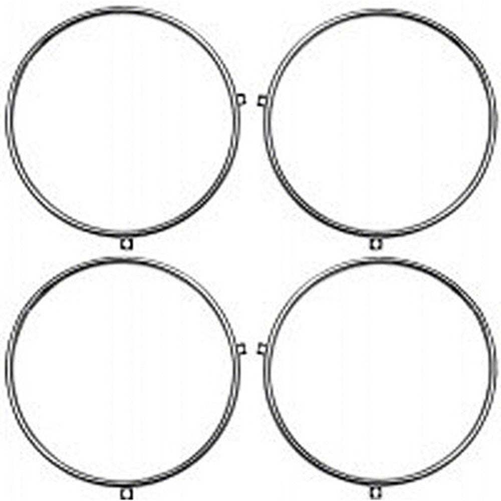 4-Piece Head Light Retaining Ring Set For All Models With 4-Head