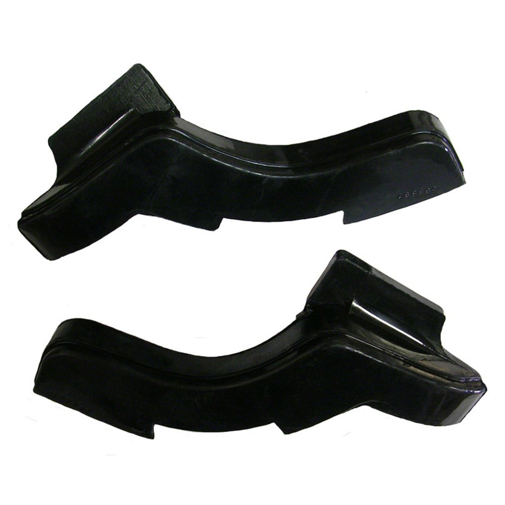 Driver And Passenger Side Pair Of Rubber Front Bumper Fillers