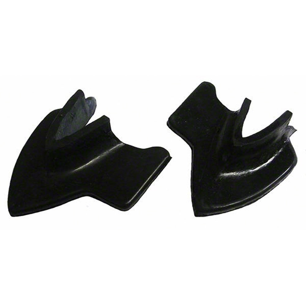 Driver And Passenger Side Pair Of Rubber Front Bumper Fillers