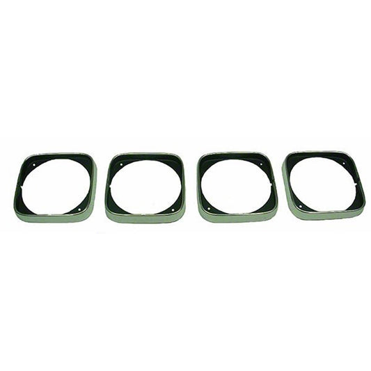 4-Piece Head Light Bezel Set for Oldsmobile Cutlass, Oldsmobile F-85