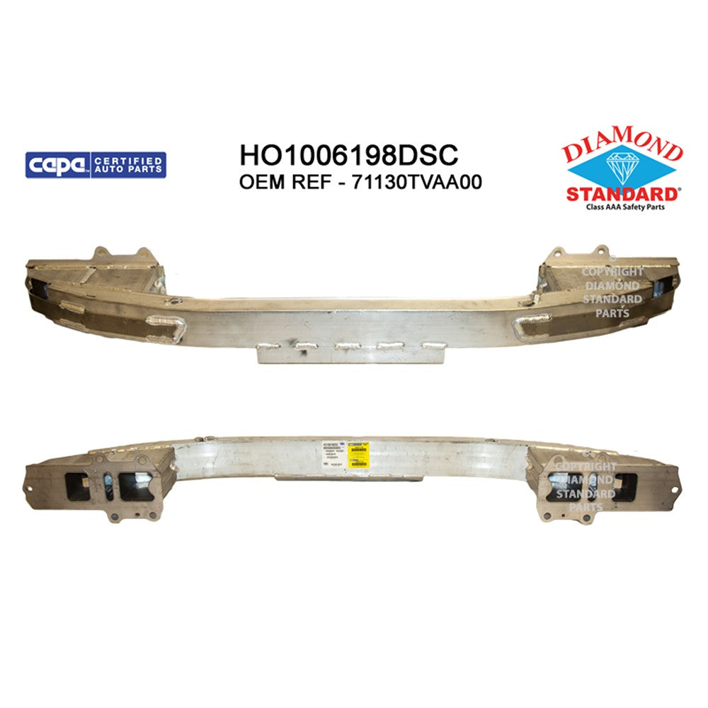 Front Bumper Impact Bar 2018-2022 Honda Accord