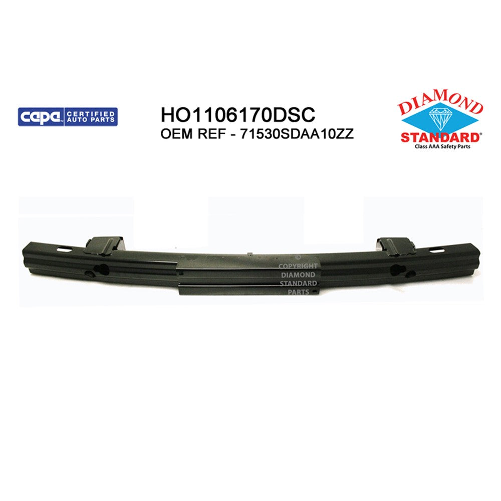 Rear Bumper Impact Bar 2006-2007 Honda Accord