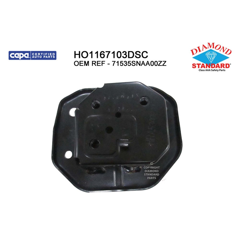 Rear Right Rear Passenger Side Bumper Impact Bar Bracket 2006-2011 Honda Civic