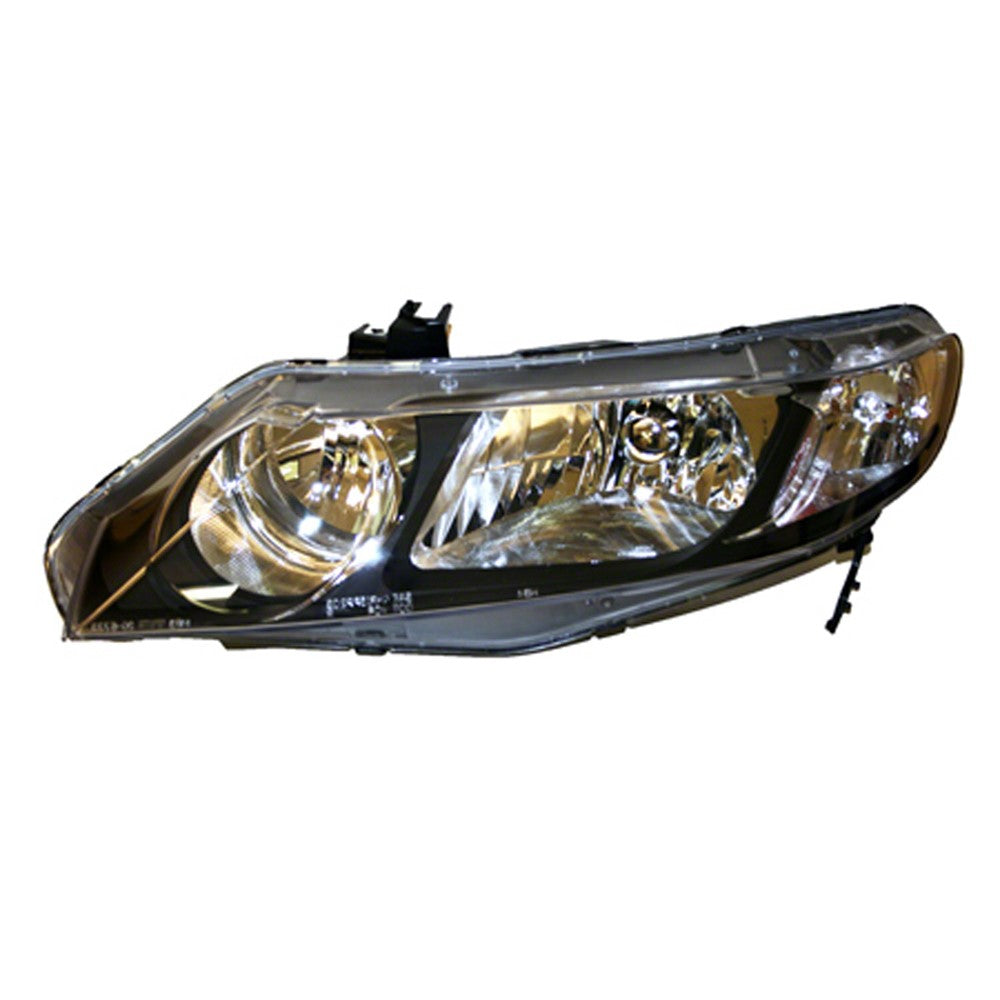 Front Left Driver Side Headlight Lens And Housing 2006-2011 Honda Civic