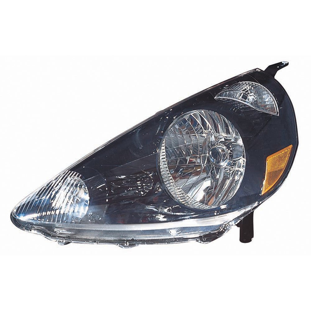 Front Left Driver Side Headlight Lens And Housing 2007-2008 Honda Fit