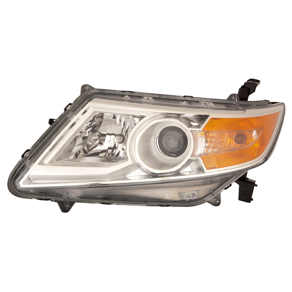 Front Left Driver Side Halogen Headlight Assembly 2011-2013 Honda Odyssey