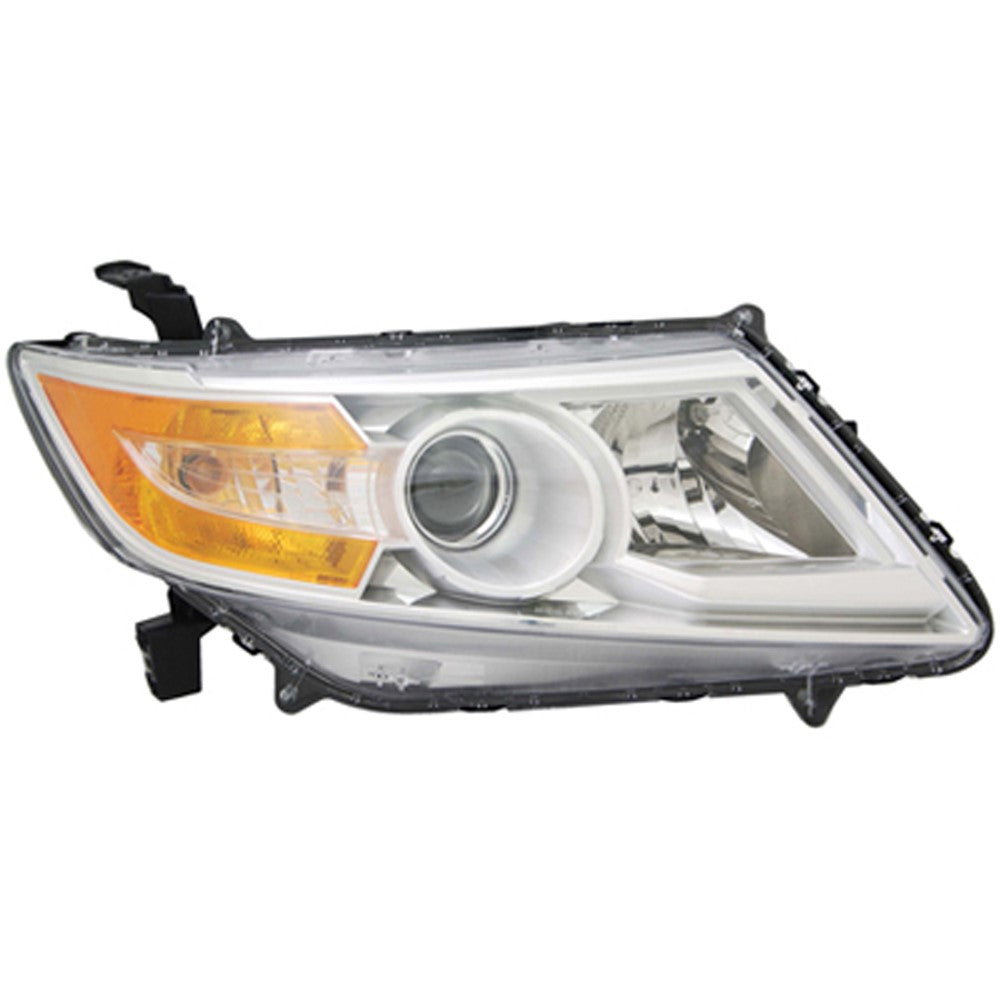 Front Left Driver Side Halogen Headlight Assembly 2011-2013 Honda Odyssey