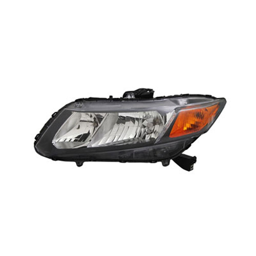 Front Left Driver Side Headlight Assembly 2012 Honda Civic