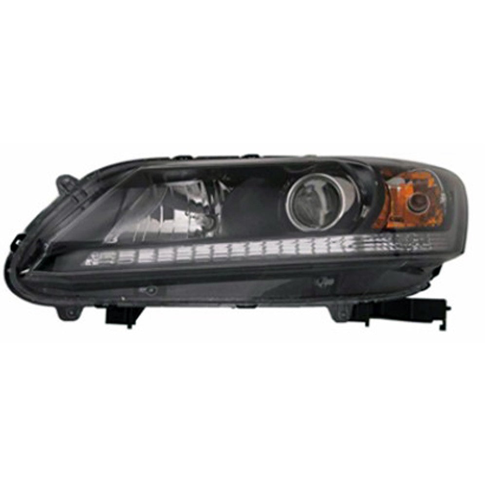 Front Left Driver Side Halogen Headlight Assembly 2013-2015 Honda Accord