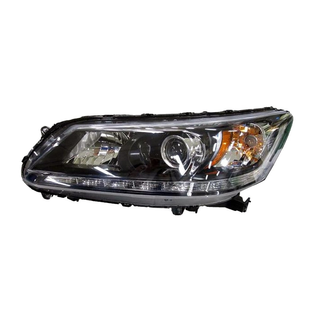 Front Left Driver Side Halogen Headlight Assembly 2013-2015 Honda Accord
