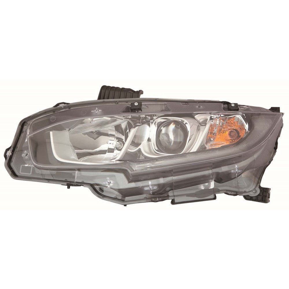 Front Left Driver Side Halogen Headlight Assembly 2016-2021 Honda Civic