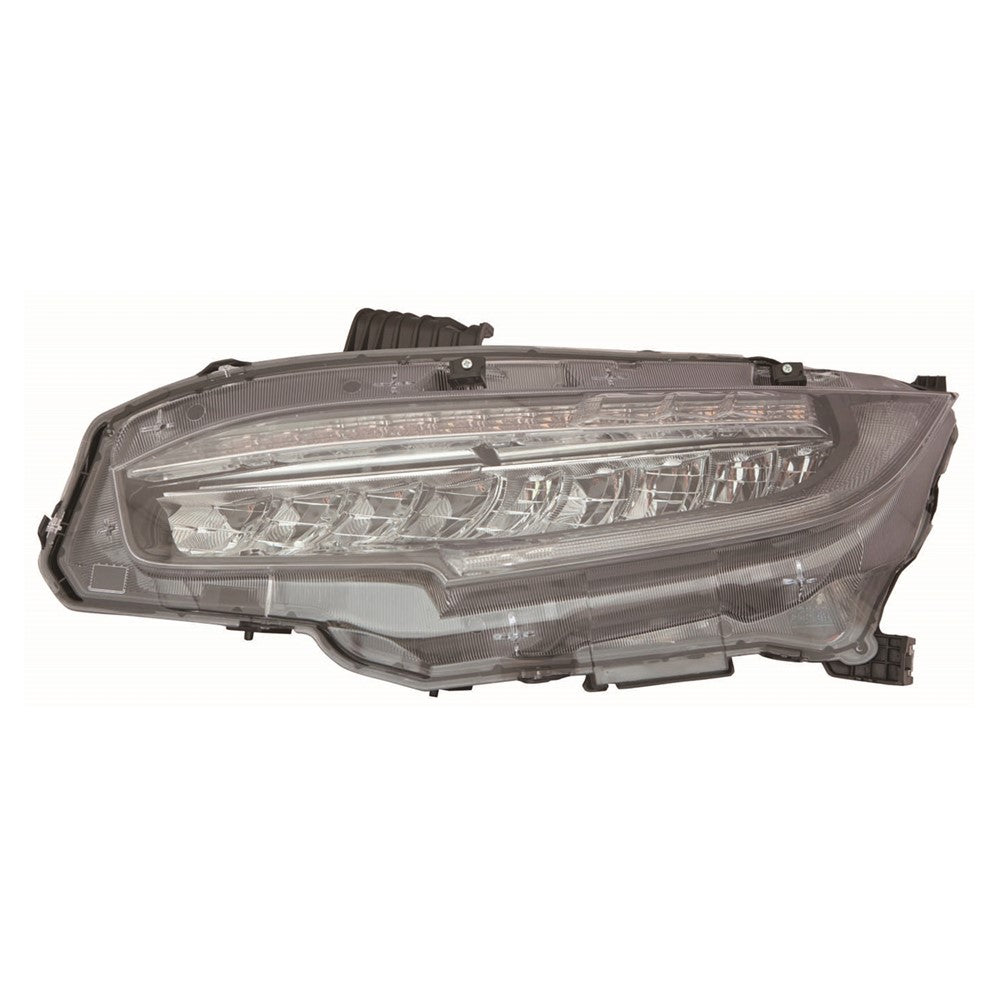 Front Left Driver Side Led Headlight Assembly 2016-2021 Honda Civic