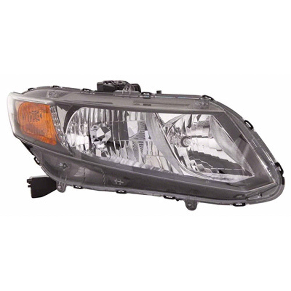 Front Right Passenger Side Headlight Assembly 2012 Honda Civic